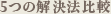 5つの解決法比較
