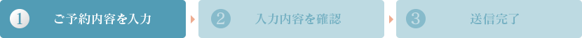 ご予約内容を入力